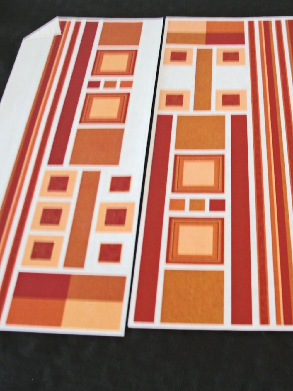 Jumbo Gr Length Stickers, 6 Sheets  Gr Length Amber, Yellow, Chamois partials M